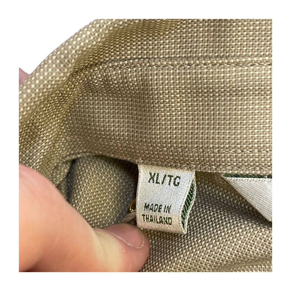 Cutter & Buck Shirt Women's XL Khaki Collared Long Sleeve Classic Fit Button-Up - Picture 4 of 9